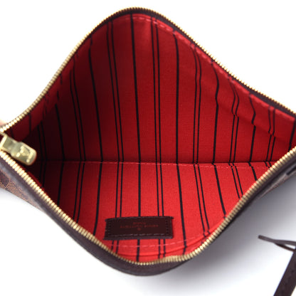 Louis Vuitton Damier Ebene Neverfull MM GM Pochette 5 of 9