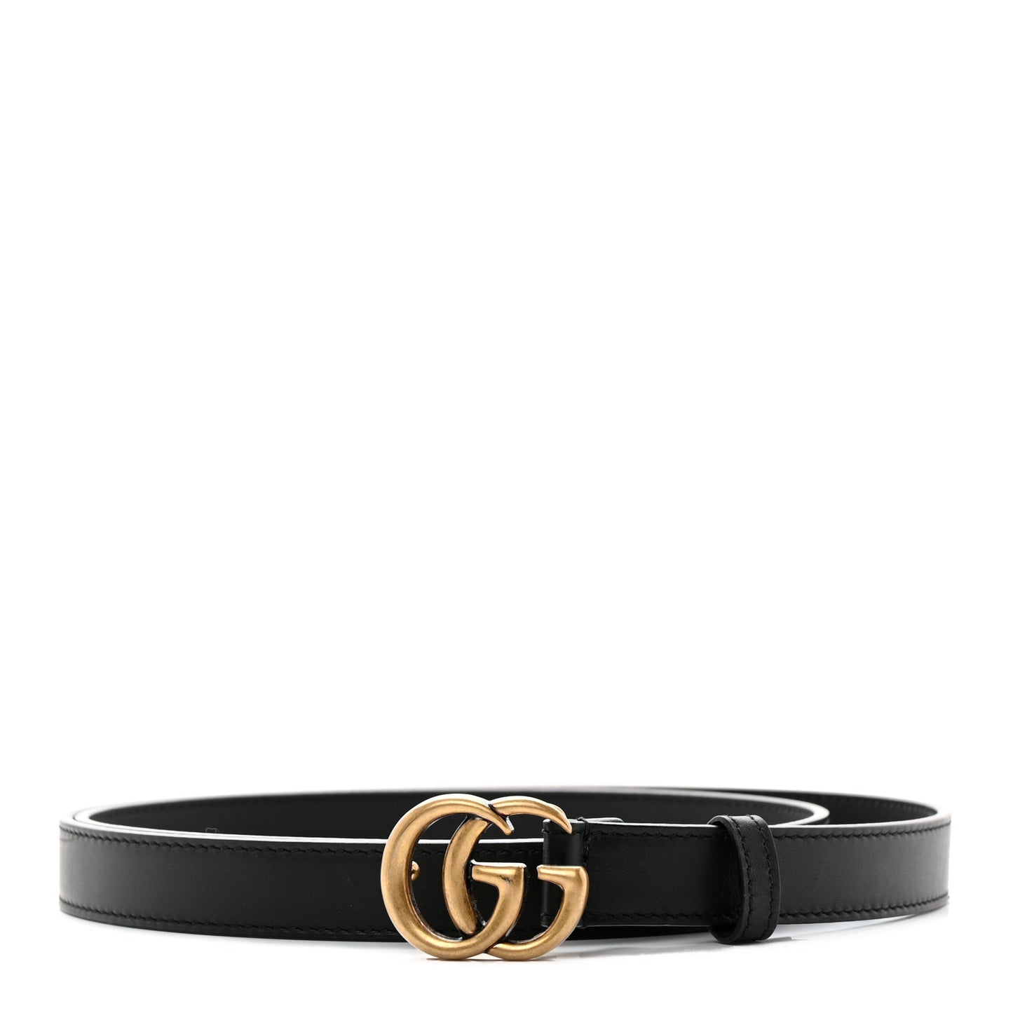 Calfskin Double G 20mm Belt 100 40 Black