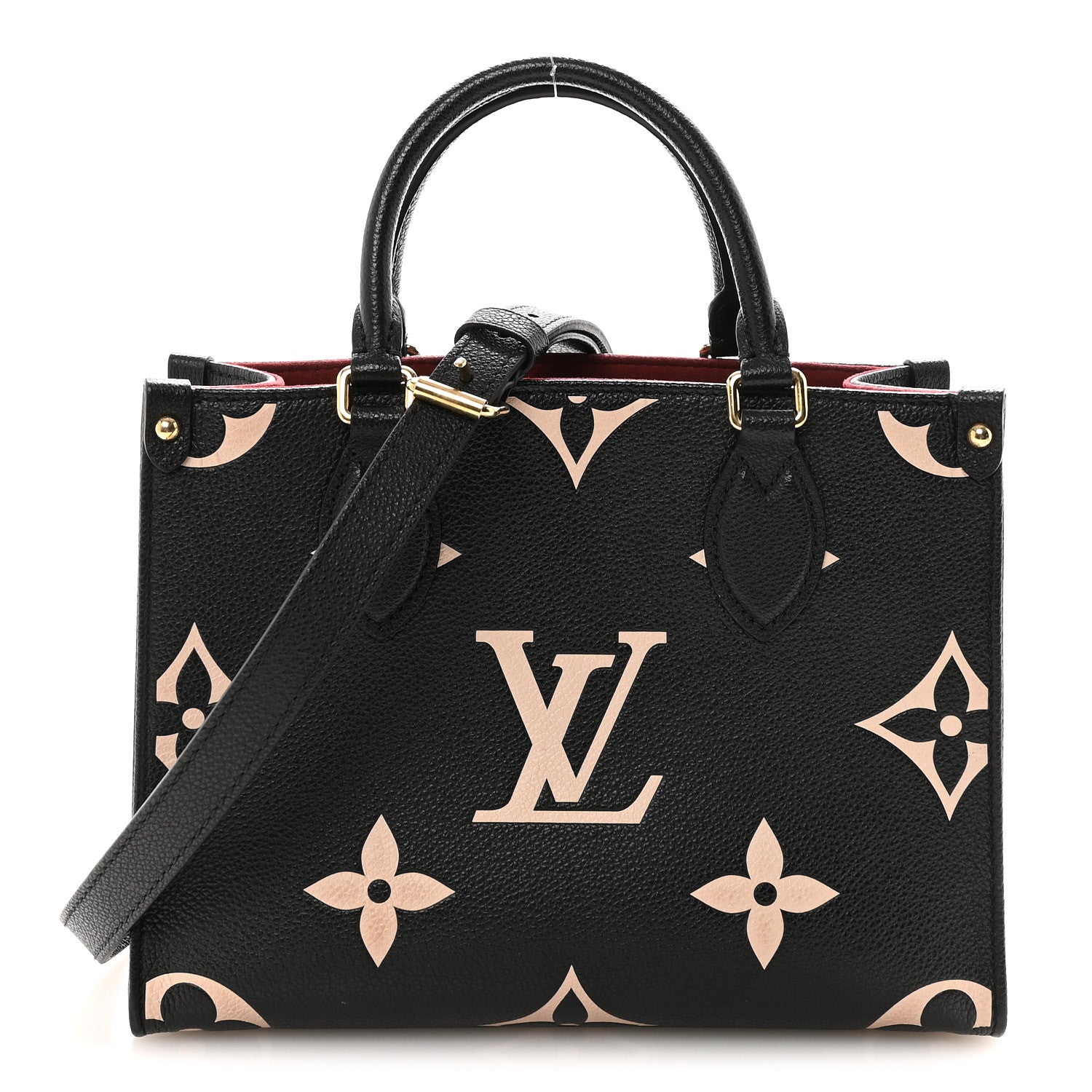Louis Vuitton Empreinte Monogram Giant Onthego PM Black Beige 1 of 9