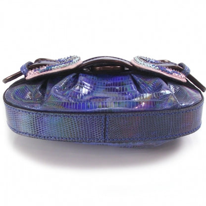 Fendi Snakeskin Sequin Mini B Bag 4 of 8