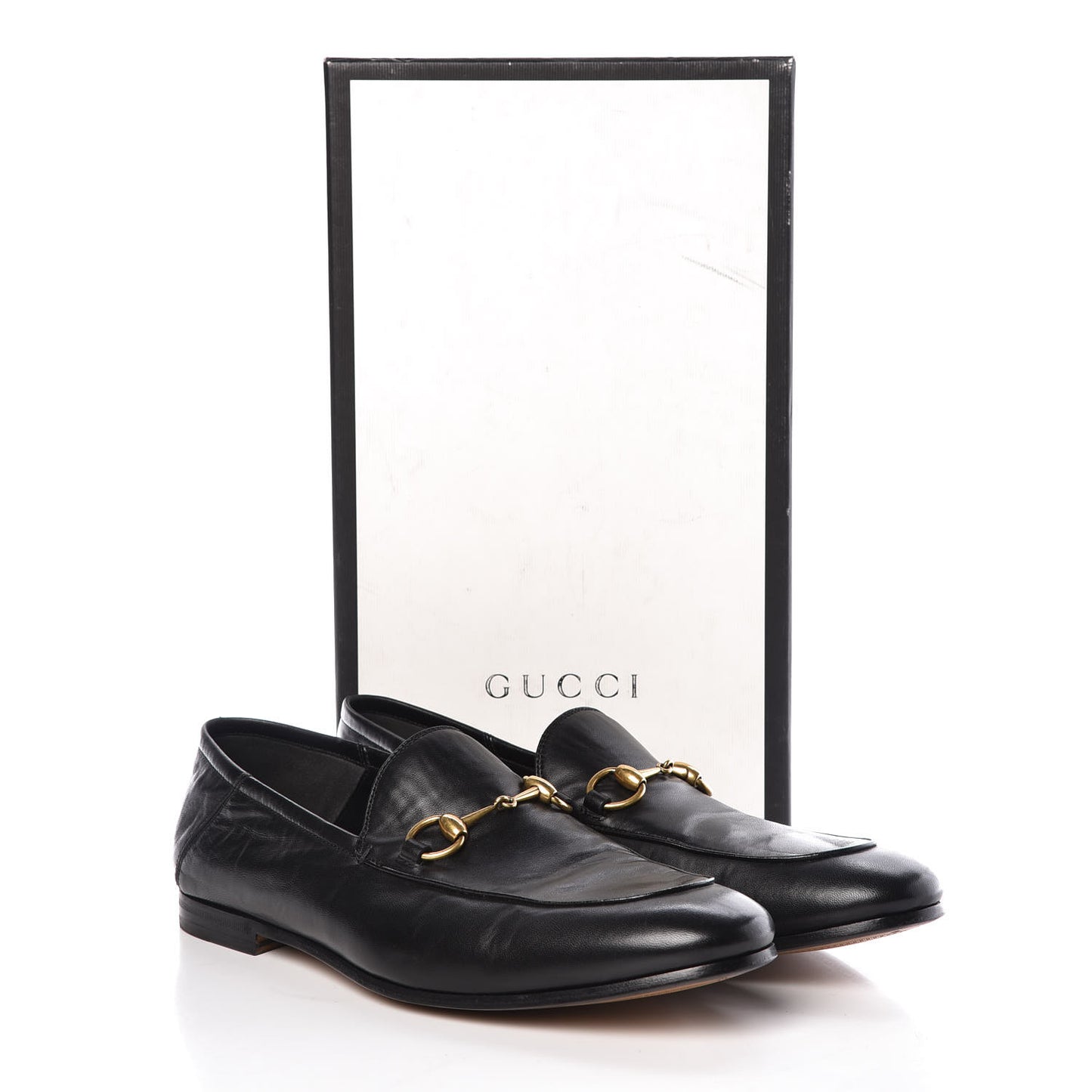 Lambskin Mens Brixton Horsebit Loafers 10 Black