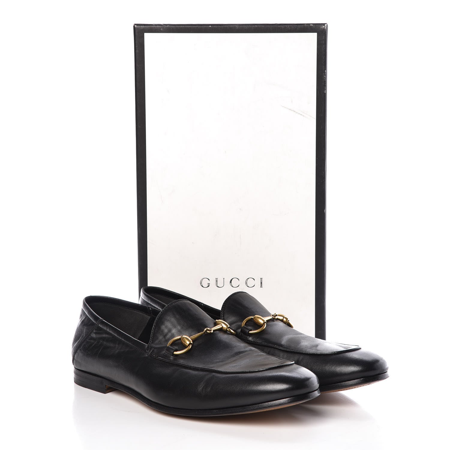 Gucci Lambskin Mens Brixton Horsebit Loafers 10 Black 11 of 11