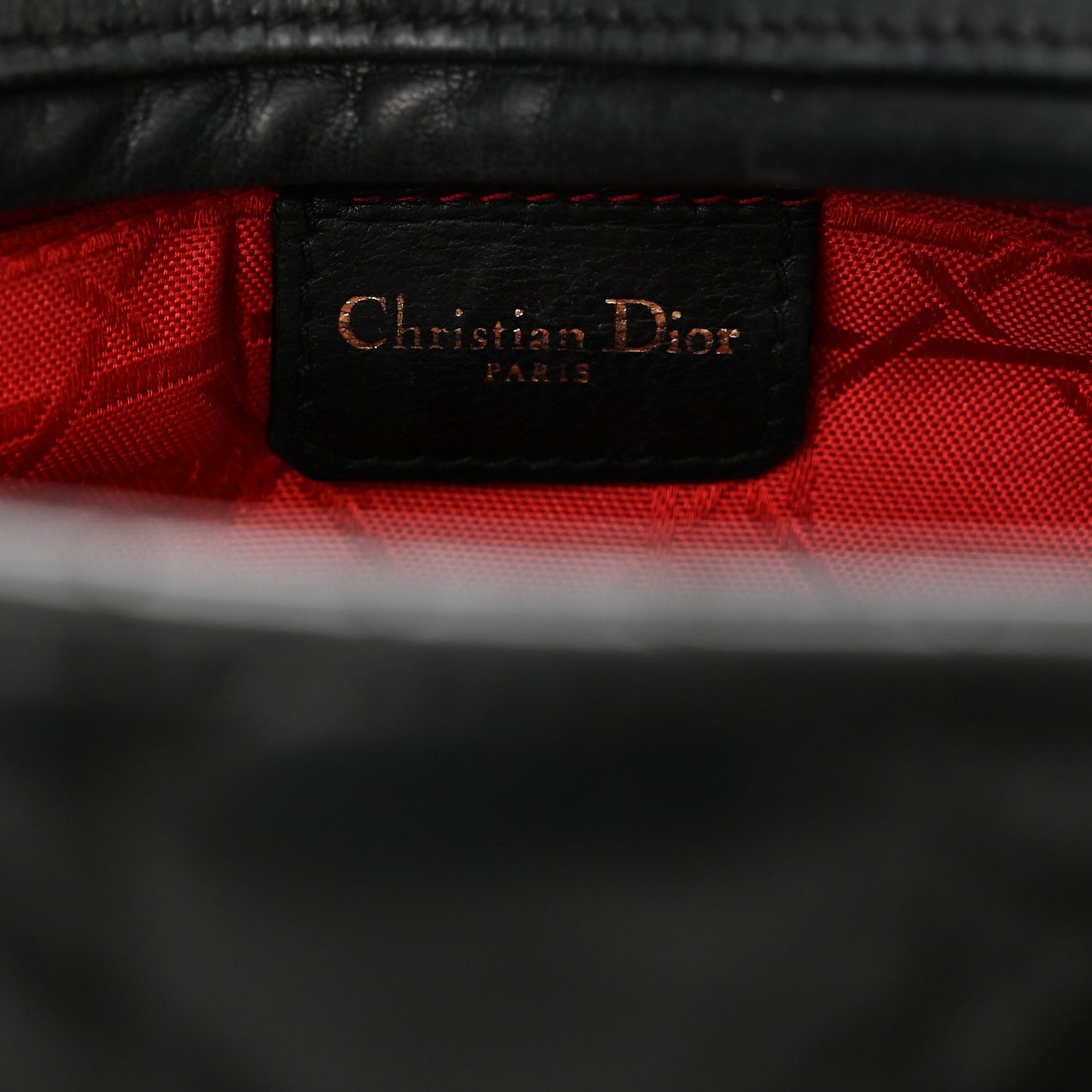 Lambskin Cannage Medium Lady Dior Black
