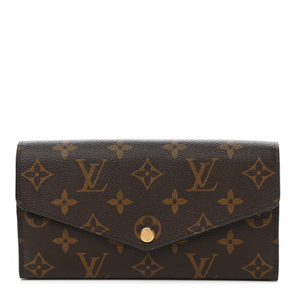 Louis Vuitton Monogram Sarah Wallet NM Rose Ballerine 1 of 6