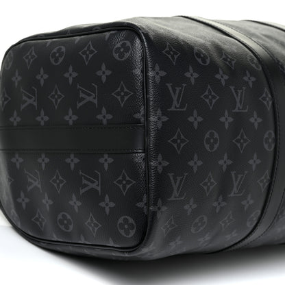 Louis Vuitton Monogram Eclipse Keepall Bandouliere 45 8 of 13