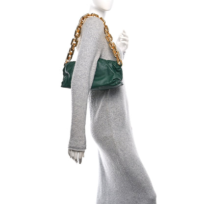 Bottega Veneta Calfskin The Pouch Chain Raintree 3 of 10