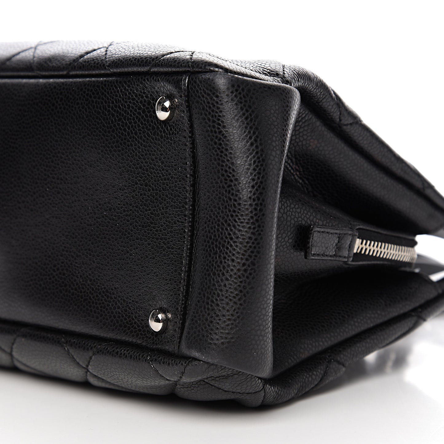 Caviar Quilted CC Timeless Tote Black