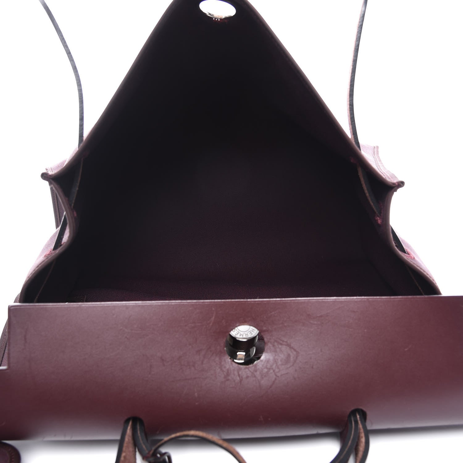 Hermes Toile Vache Hunter Herbag Zip 39 MM Prune 5 of 16