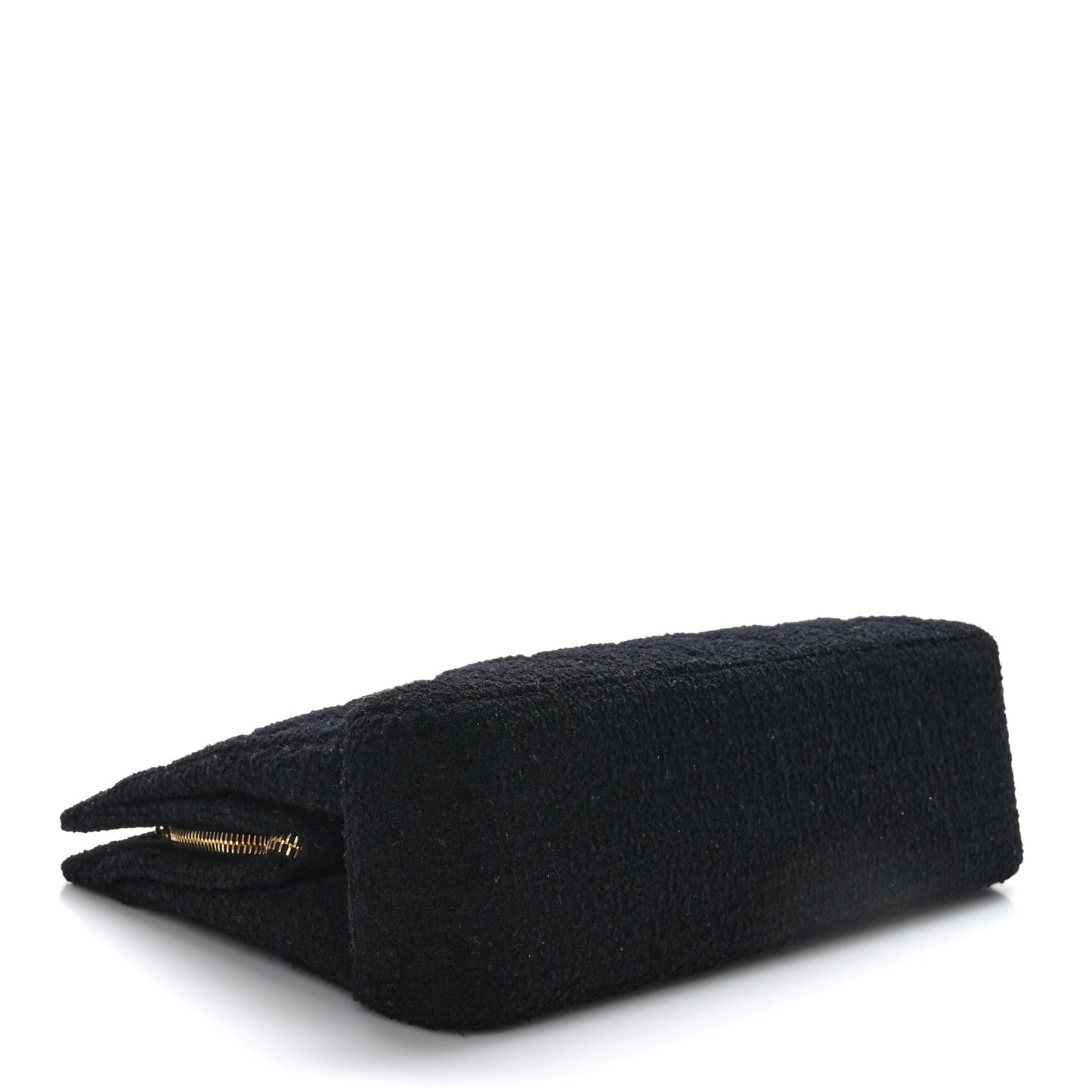 Jersey Quilted Shopping Tote Black