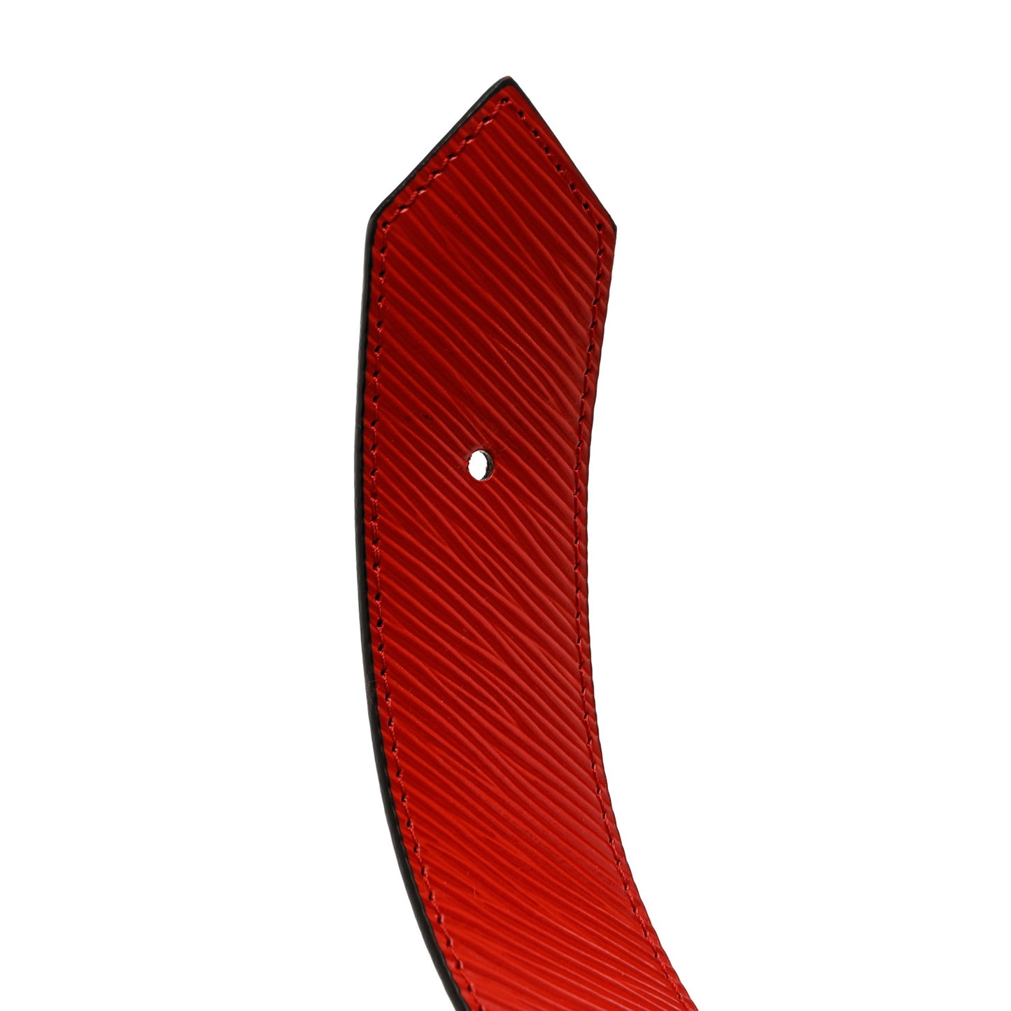 Monogram Epi 35mm LV Circle Reversible Belt 80 32 Coquelicot
