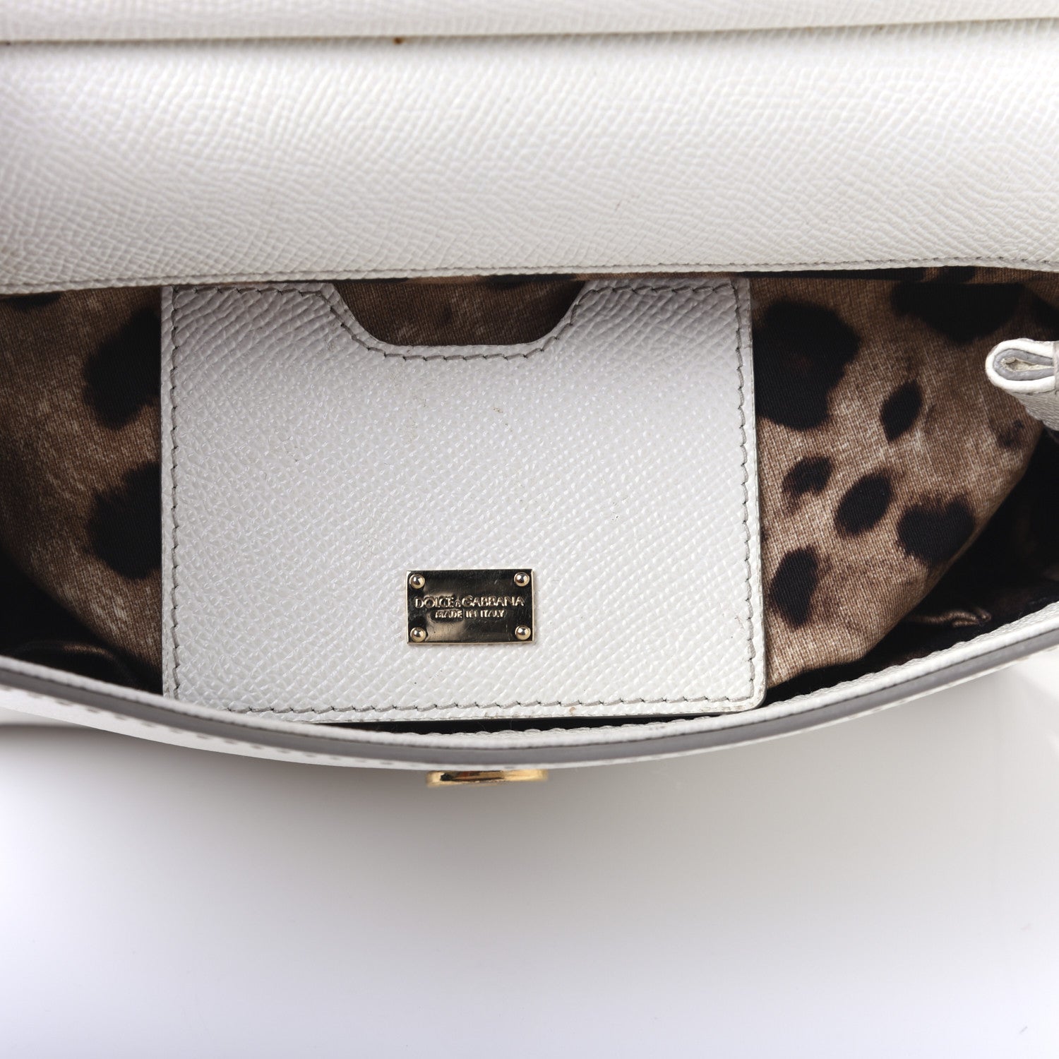 Dolce & Gabbana Dauphine Small Miss Sicily Satchel White 8 of 17