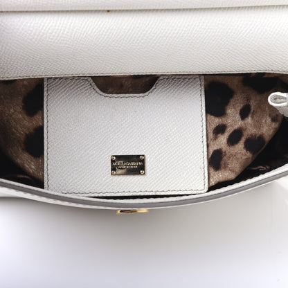 Dolce & Gabbana Dauphine Small Miss Sicily Satchel White 8 of 17