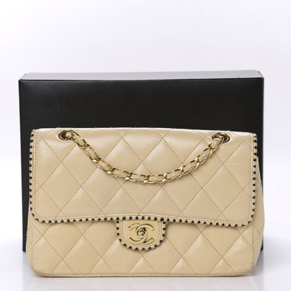 Chanel Lambskin Quilted Small Single Flap Beige 16 of 16