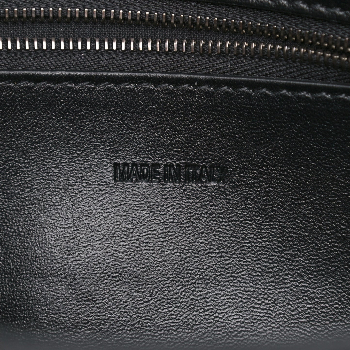 Extra Supple Calfskin Crocodile Embossed Monochrome XS Downtown Shoulder Bag Black