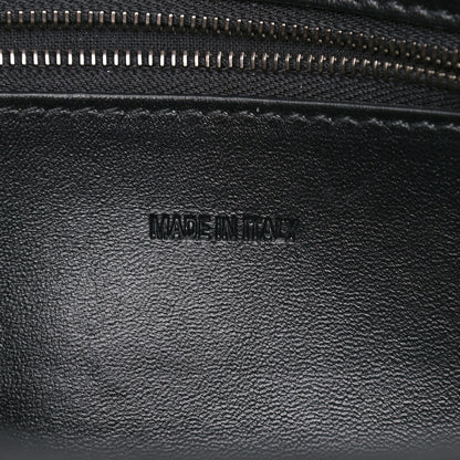 Balenciaga Extra Supple Calfskin Crocodile Embossed Monochrome XS Downtown Shoulder Bag Black 7 of 10