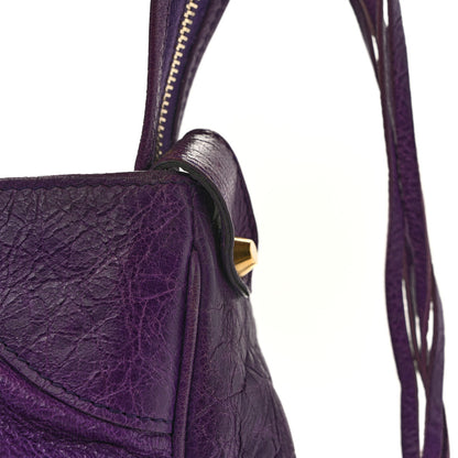 Balenciaga Agneau Classic Gold Hardware Velo Dark Violet 14 of 15