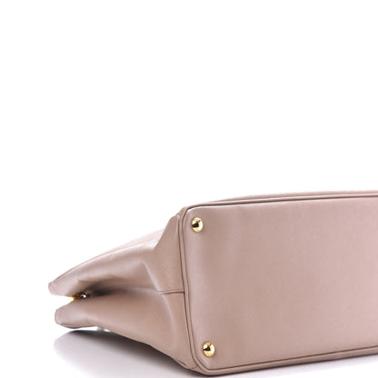 Prada Saffiano Large Galleria Double Zip Tote Cammeo 6 of 12