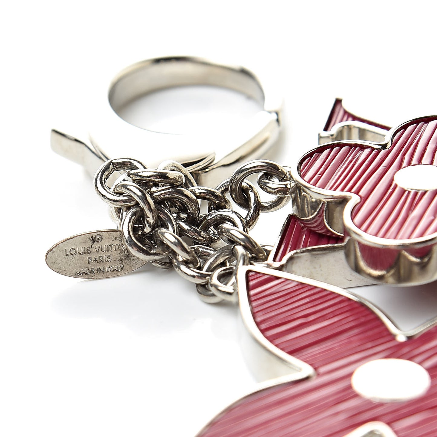 Fleur d Epi Bag Charm Fuchsia