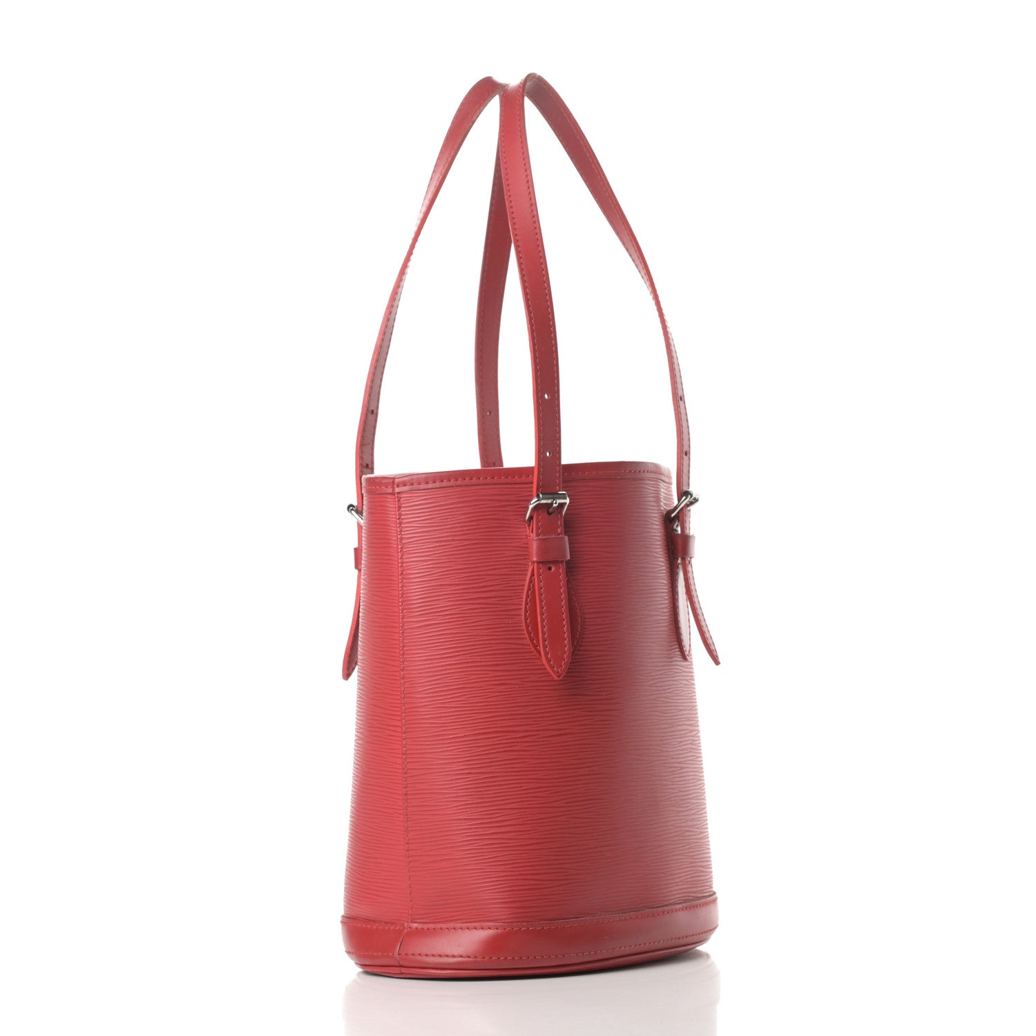 Louis Vuitton Epi Petit Bucket 23 Rouge 4 of 22