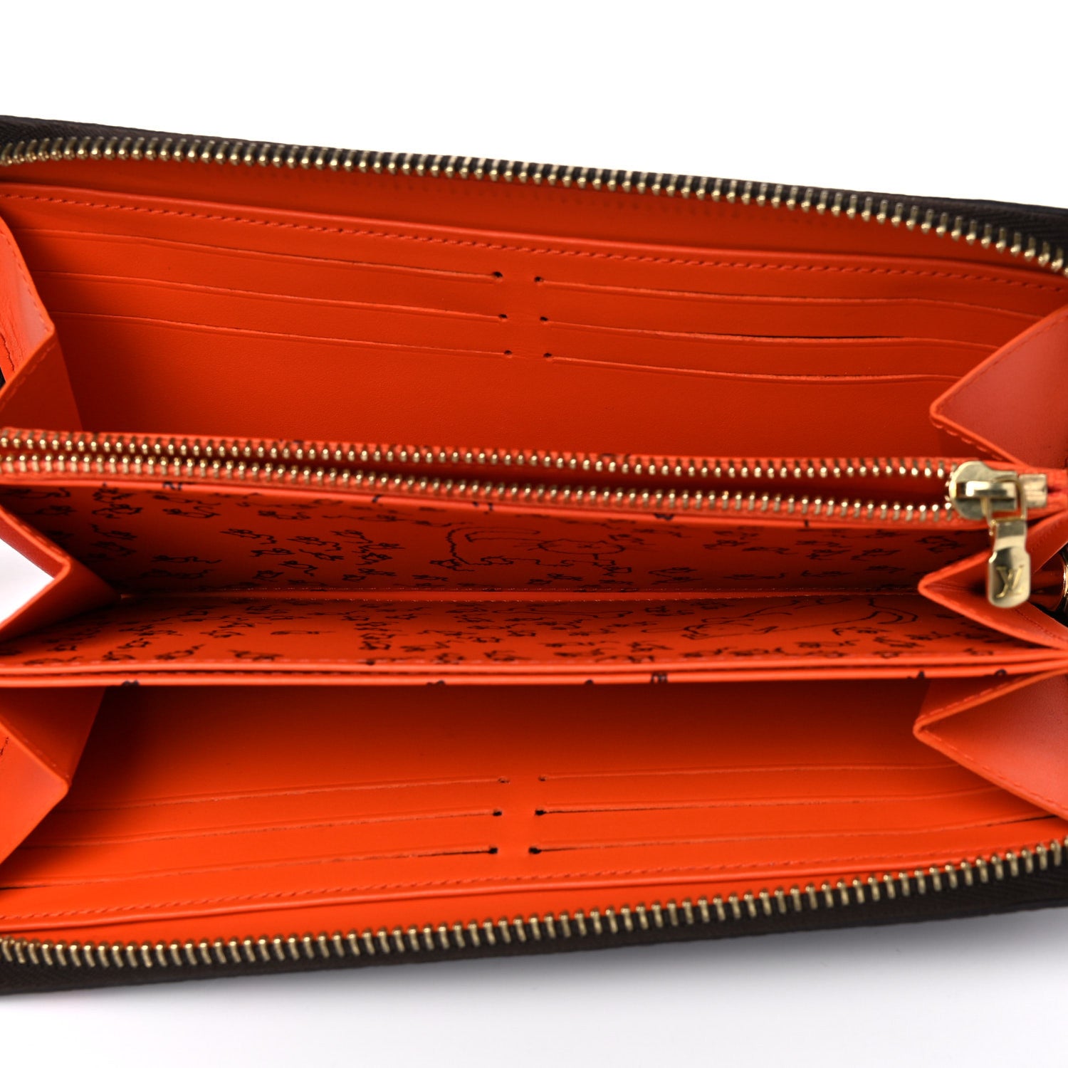 Louis Vuitton Catogram Zippy Wallet Marron 5 of 8