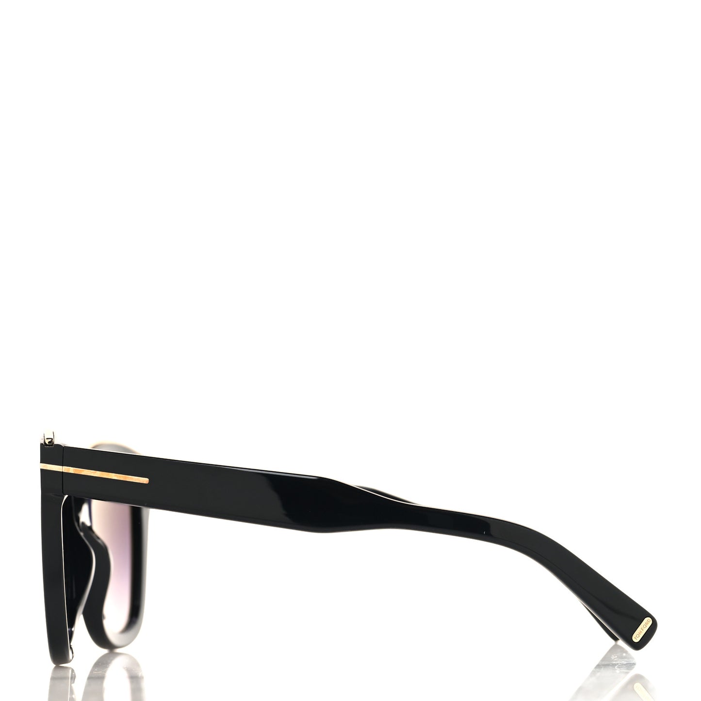Julie Square Sunglasses TF685 Black Black