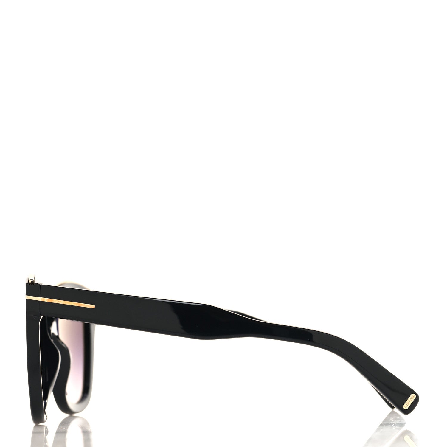 Tom Ford Julie Square Sunglasses TF685 Black Black 3 of 8
