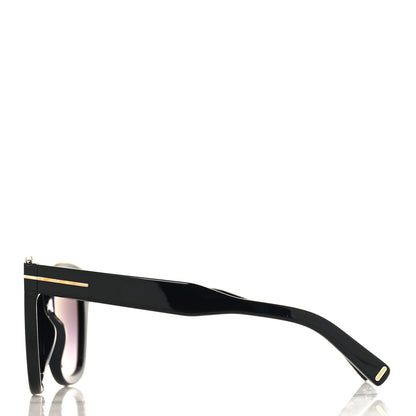 Tom Ford Julie Square Sunglasses TF685 Black Black 3 of 8