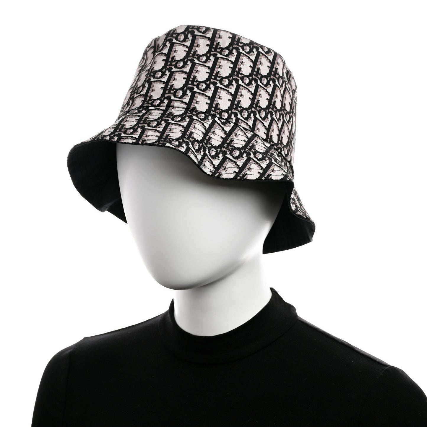Oblique Reversible Teddy-D Brim Bucket Hat Beige