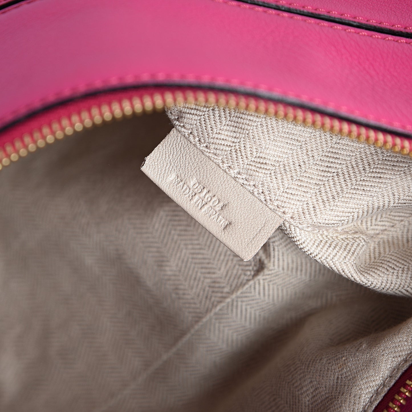 Calfskin Medium Puzzle Bag Fuchsia
