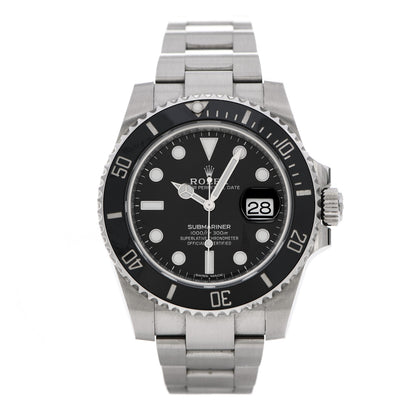 Rolex Stainless Steel 40mm Oyster Perpetual Submariner Date Watch Black 116610LN 1 of 5