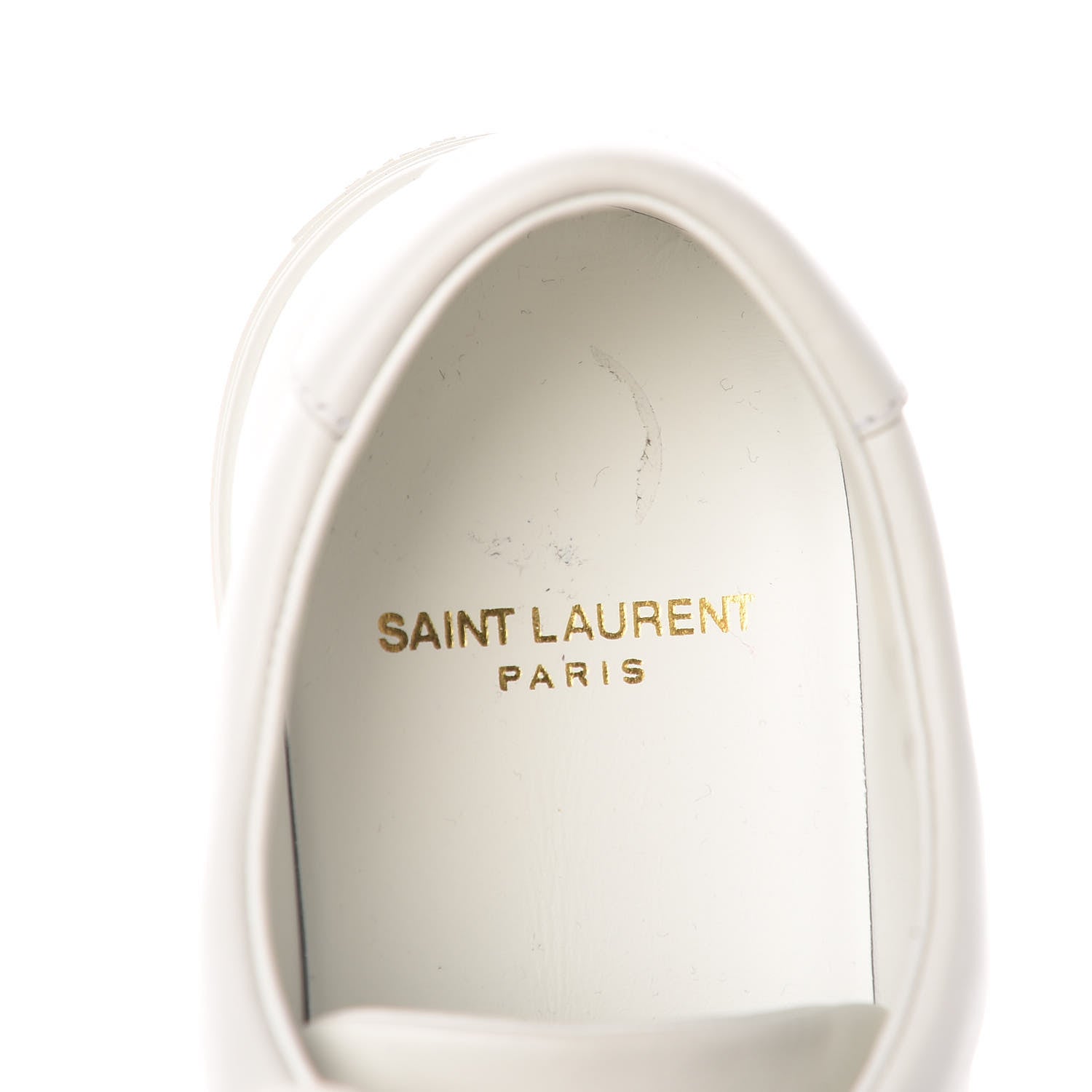 Saint Laurent Calfskin Andy Low Top Sneakers 38.5 White 8 of 11