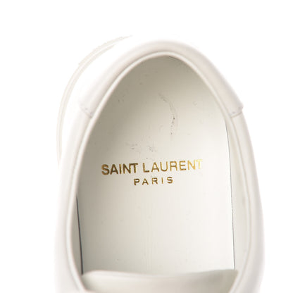 Saint Laurent Calfskin Andy Low Top Sneakers 38.5 White 8 of 11