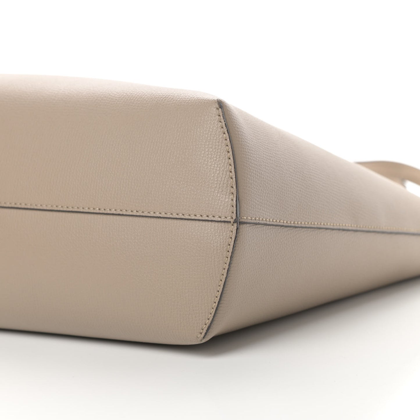 Vitello Vienna Enamel F is Fendi Shopping Tote Tortora Taupe