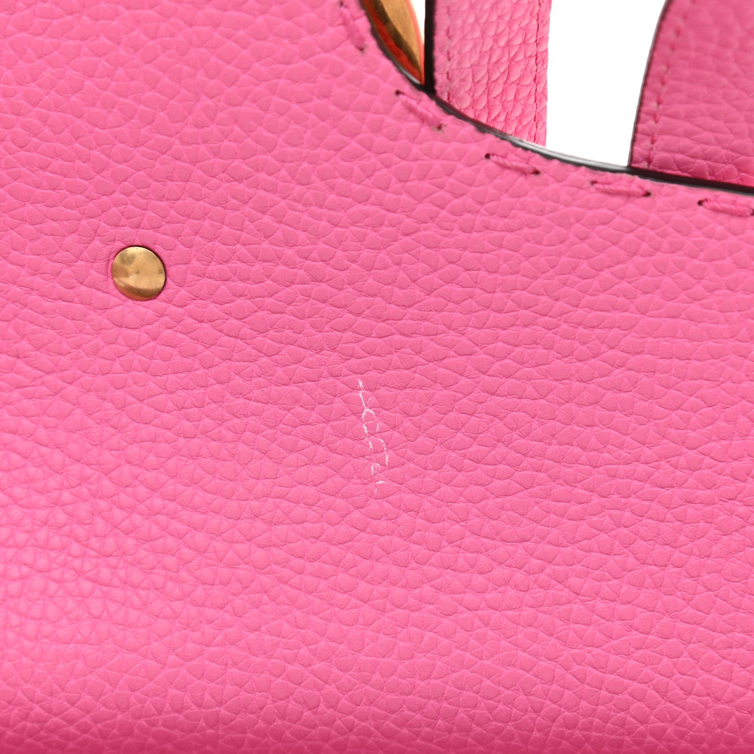 Gucci Calfskin Small GG Marmont Top Handle Bag Pink Tropical Flower 9 of 11