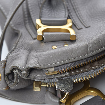 Chloe Calfskin Medium Marcie Satchel Cashmere Grey 11 of 16