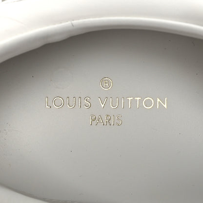 Louis Vuitton Calfskin Mens Run Away Sneakers 8.5 White Yellow Gradient 6 of 12