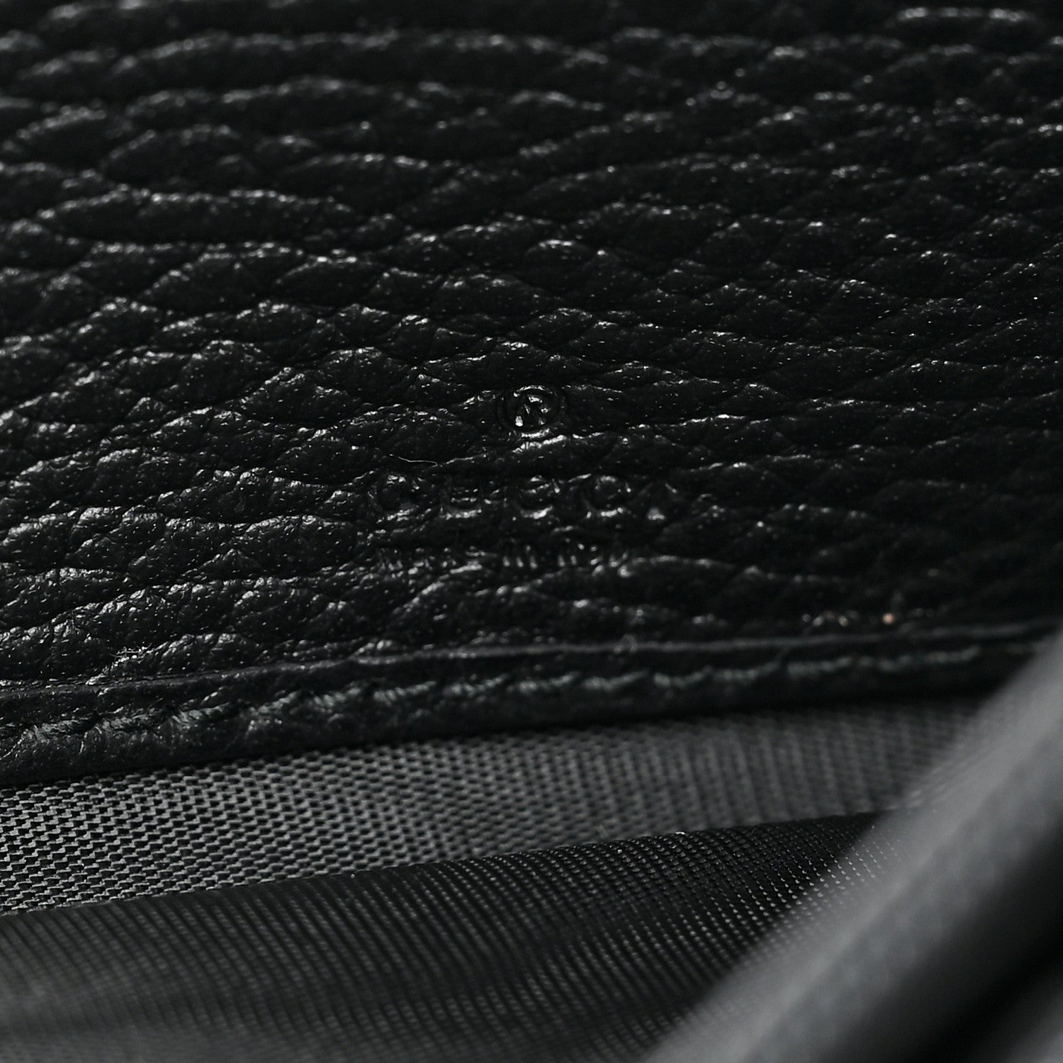 Gucci Dollar Calfskin GG Marmont Continental Wallet Black 9 of 12