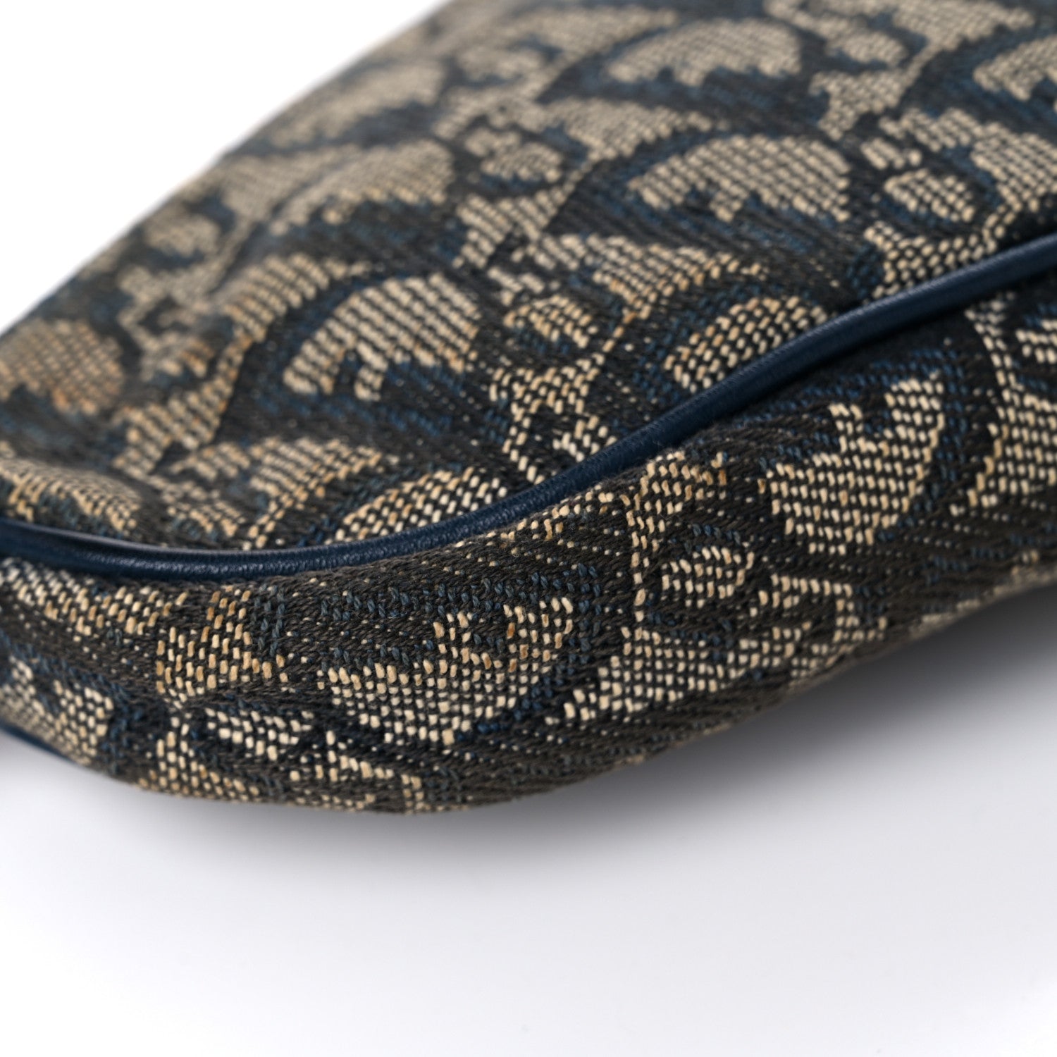 Christian Dior Monogram Mini Saddle Pochette Navy 10 of 20