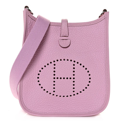 Hermes Taurillon Clemence Evelyne TPM Mauve Sylvestre 1 of 10