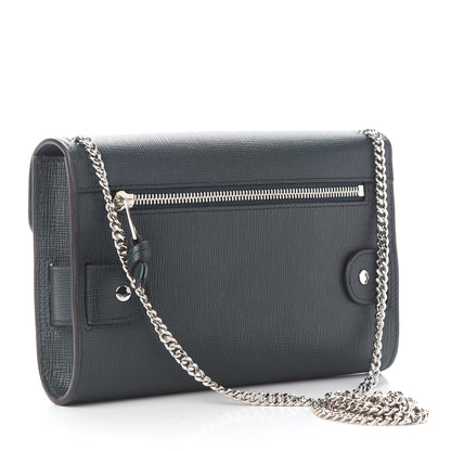 Proenza Schouler Linosa PS11 Chain Clutch Petrol Green 3 of 8