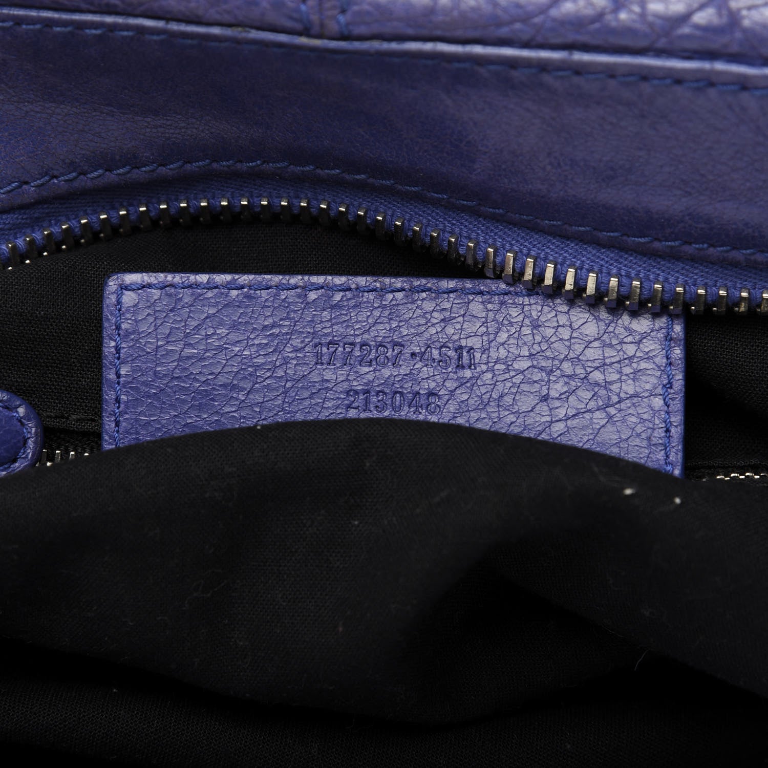 Balenciaga Agneau Giant 21 Silver Hardware Weekender Bleu Lavande 10 of 11