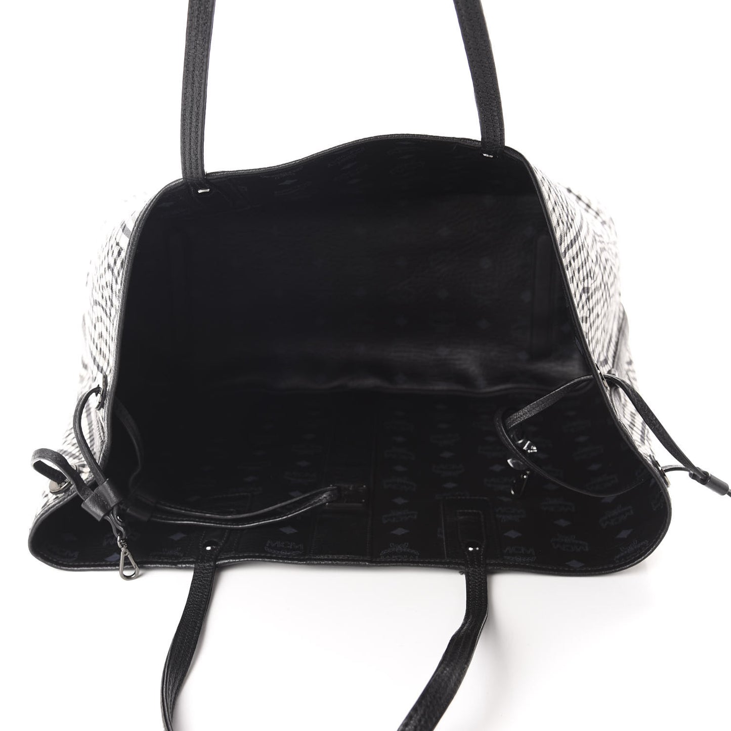 Visetos Large Liz Reversible Shopper Tote Black