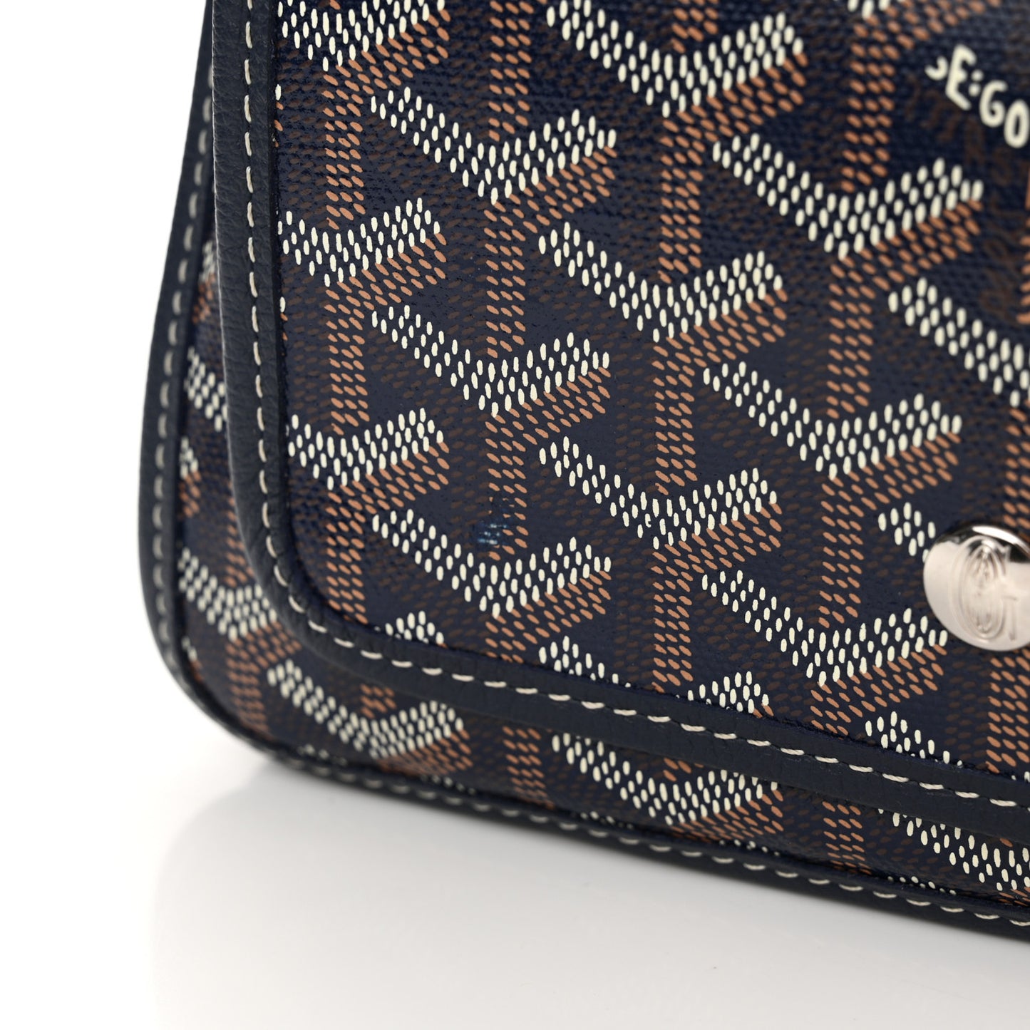 Goyardine Plumet Wallet Clutch Navy