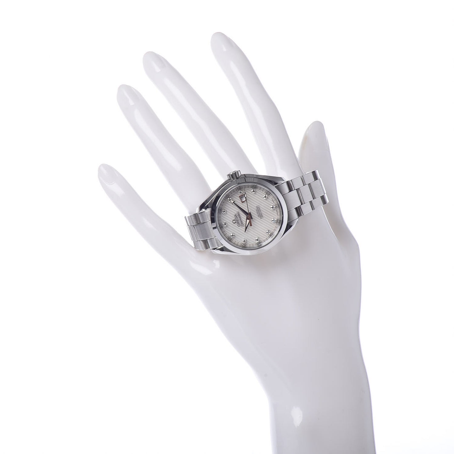 Stainless Steel Diamond Mother of Pearl 34mm Seamaster Aqua Terra Co-Axial Chronometer Automatic Watch 231.10.34.20.55.001
