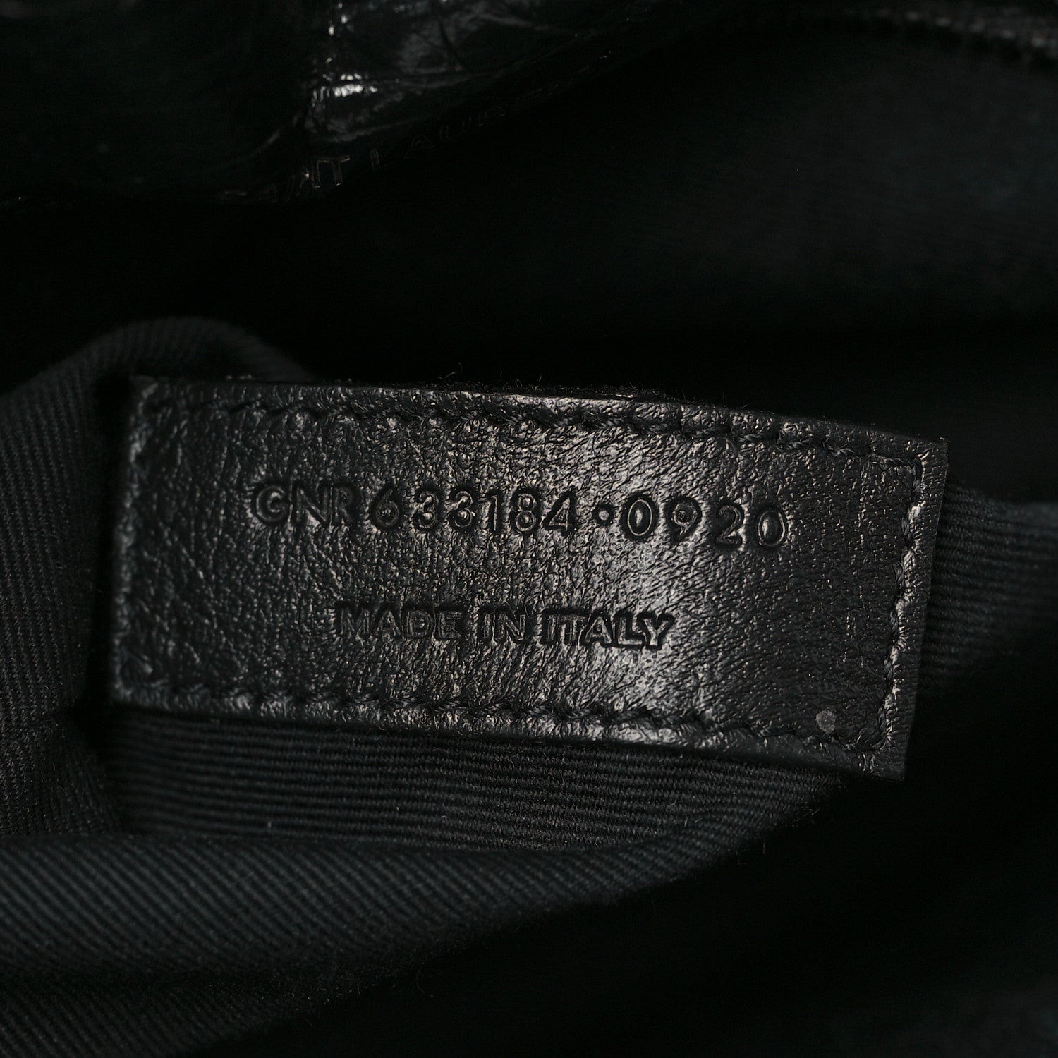 Saint Laurent Crinkled Calfskin Matelasse Monogram Medium Niki Chain Satchel Black 7 of 9