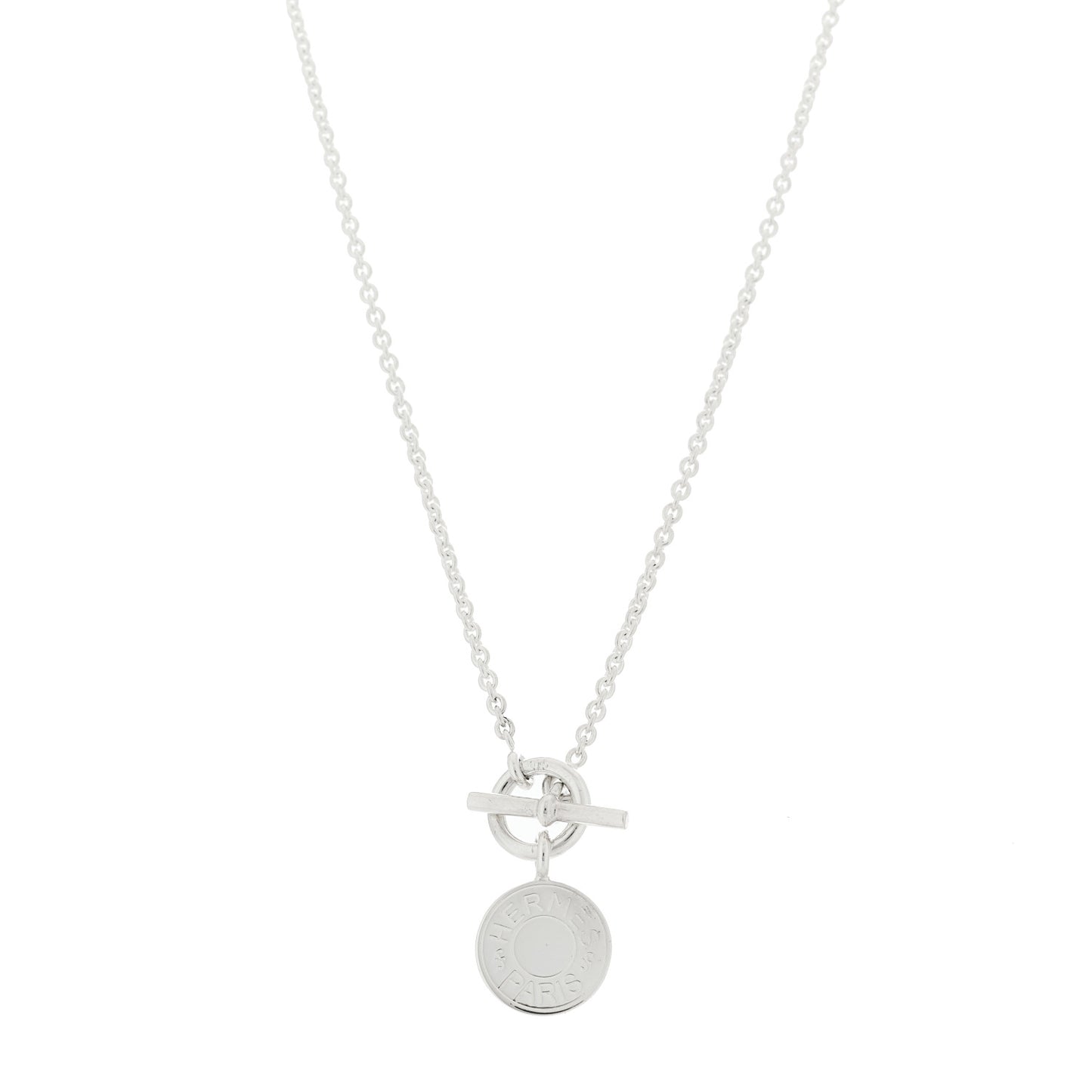 Sterling Silver Amulettes H Confettis Pendant Necklace