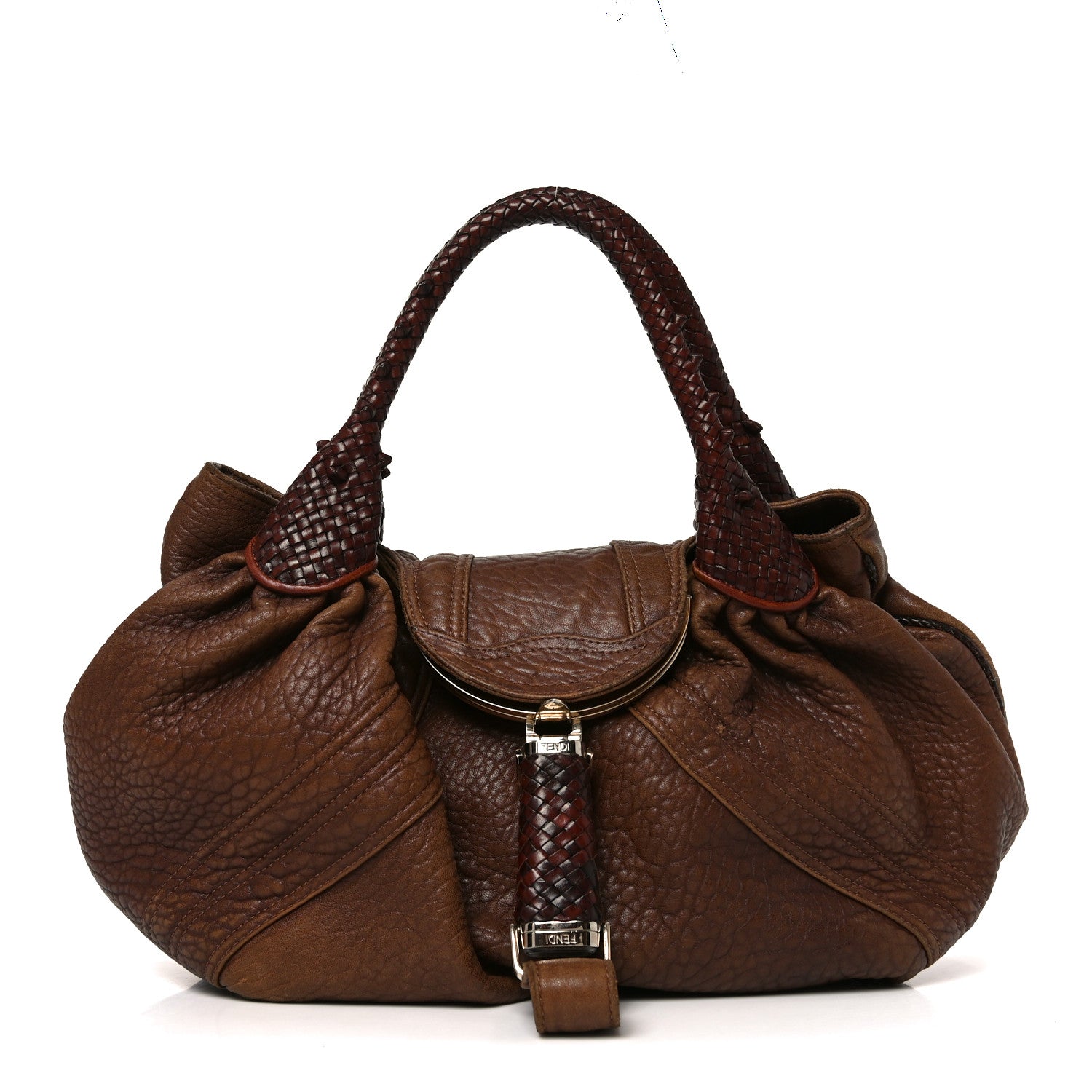 Fendi Nappa Nuvolata Spy Cognac 1 of 10