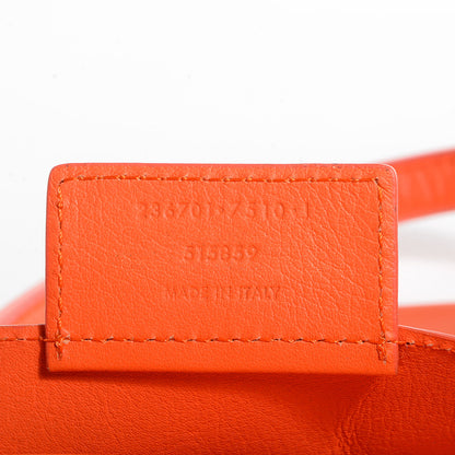 Balenciaga Veau Leather Papier A4 Tote Tangerine 7 of 10