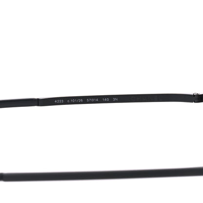 Chanel Pilot Summer Aviator Sunglasses 4223 Black 5 of 8
