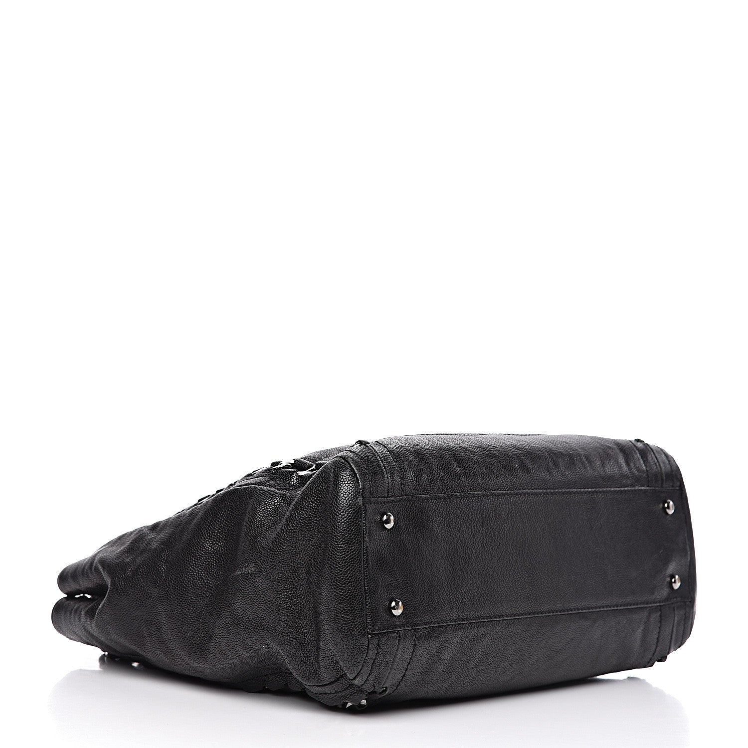 Chanel Glazed Caviar Modern Chain Tote Black 4 of 12
